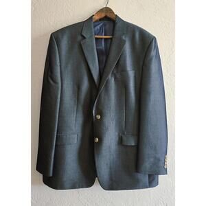 Ralph Lauren Blazer Coat Men 46R Blue 2 Button Jacket NEW